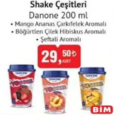 DANONE SHAKE ÇEŞİTLERİ 200 ML